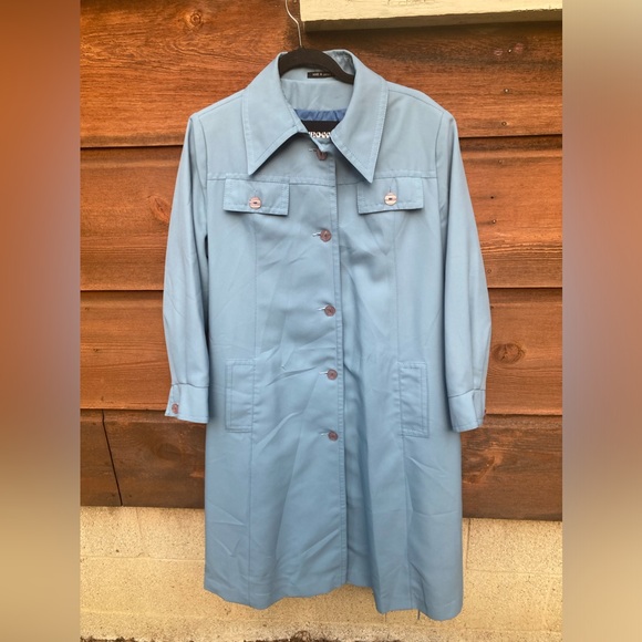 Retro Trench Jacket - Picture 1 of 7